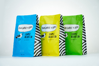 毎日の食糧コーヒー豆の包装のためのクラフト紙の平底の袋によってカスタマイズされる設計