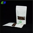 弁によって包んでいる生物分解性PLAの再使用可能な食糧袋のコーヒー豆