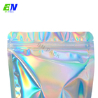 カスタム ロゴ印刷マイラー クリア/ホログラフィック ホイル アルミニウム Resealable スタンド アップ バッグ