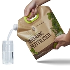 2.5Lクラフト紙のノズル袋のプラスチック引きのループ ハンドルの食品規格は液体プロダクトのための口の袋を立てる