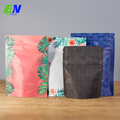 柔らかいタッチのマリファナの袋はデジタル印刷物が付いている無光沢のプラスチックを袋に入れる